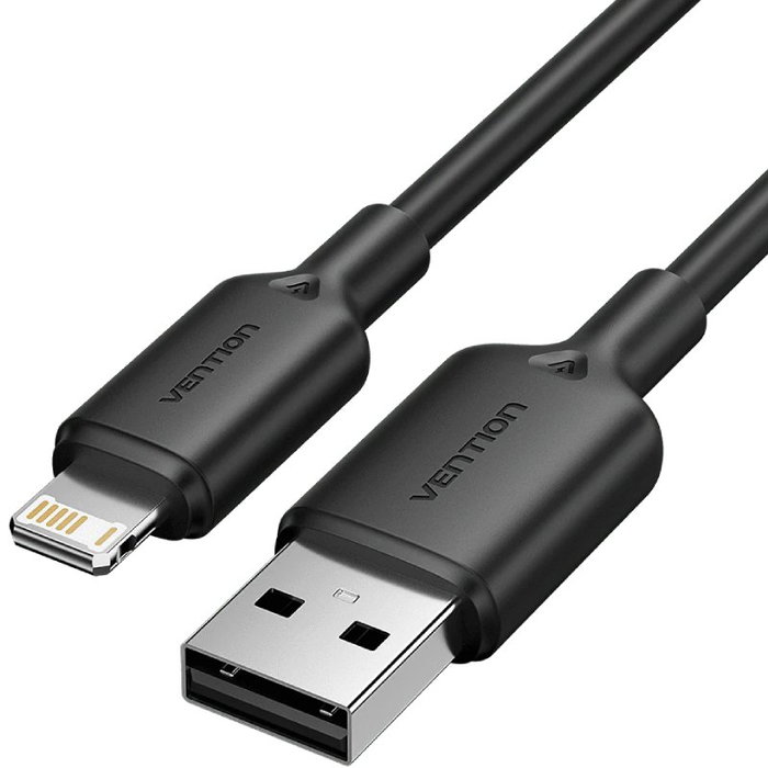 Vention Cable USB 2.0 a Lightning de 2m Negro Vention Cable USB 2.0 a Lightning de 2m Negro